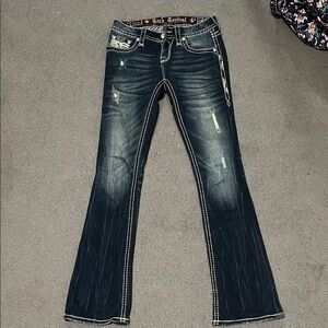 Rock Revival Women's Dark Blue Boot Cut Jeans